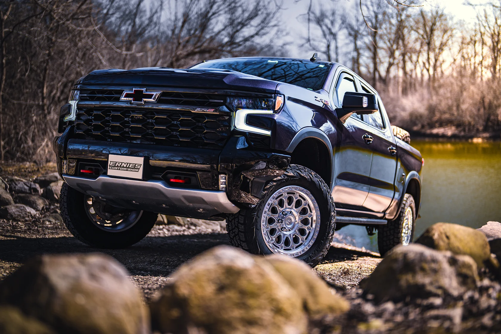Chevrolet Colorado ZR2 custom build by Ernie's Custom Shop
